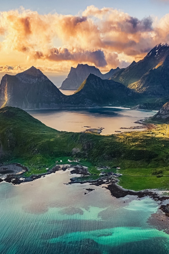 Сказочное побережье в Норвегии