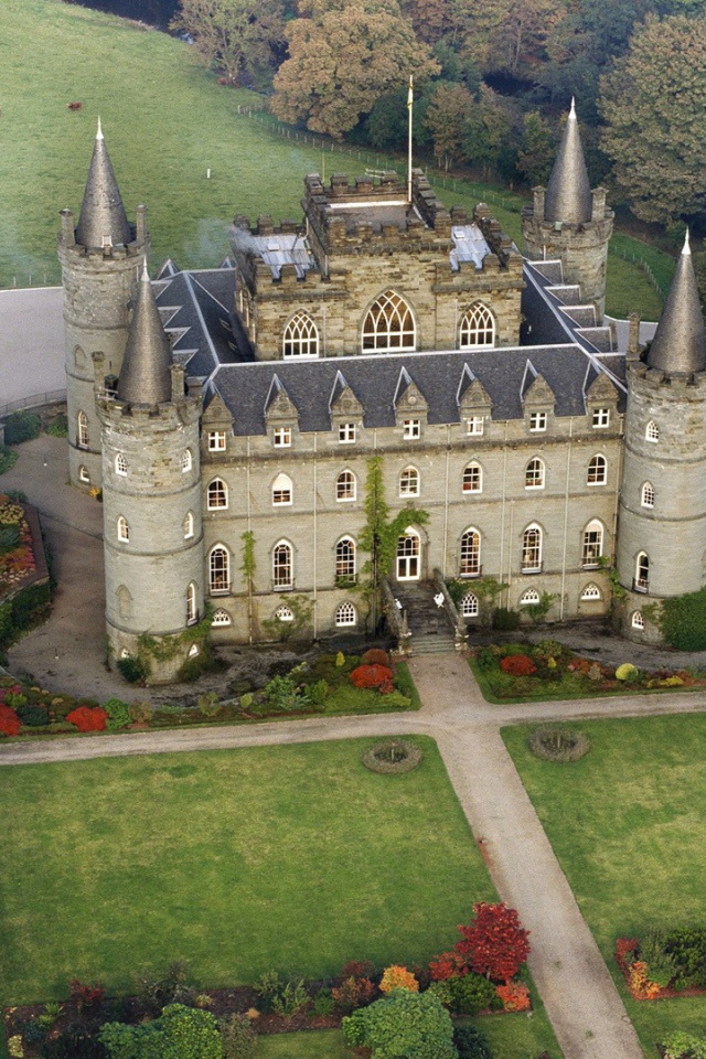 Старинный замок в Шотландии