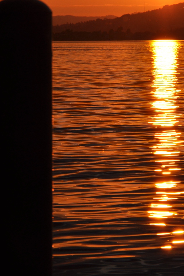 Закат солнца в Швейцарии