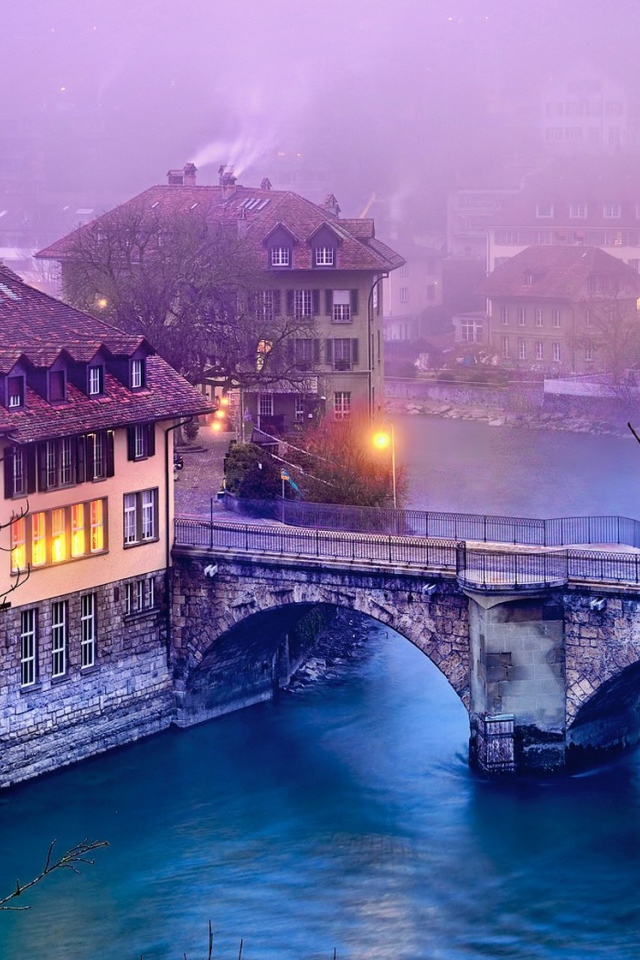 Старинный мост в Берне, Швейцария