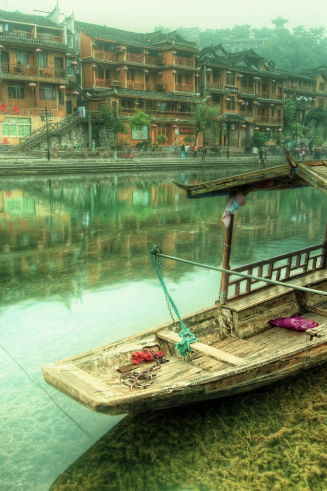 Лодка крестьянина, HDR фото