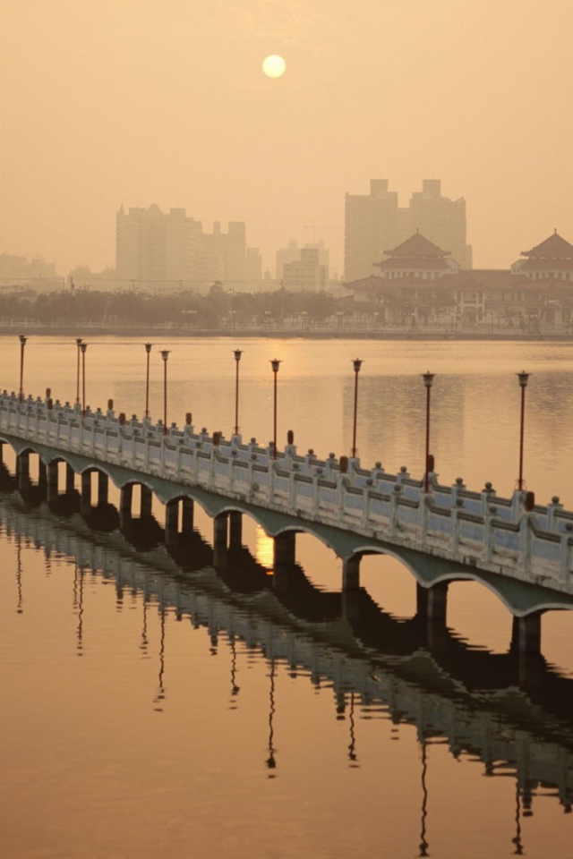 Беседка на воде на Тайване