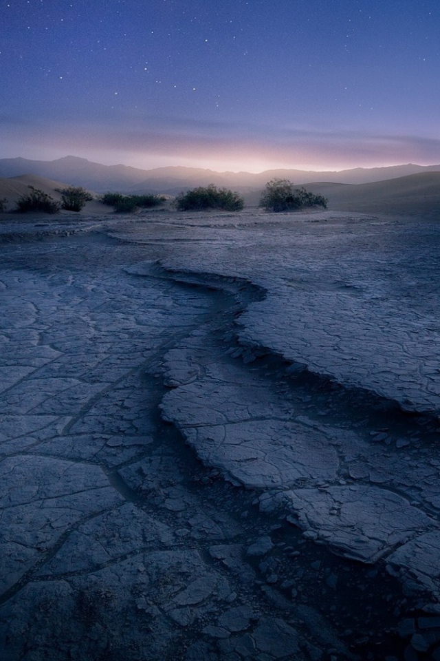 Долина смерти ночью, Калифорния