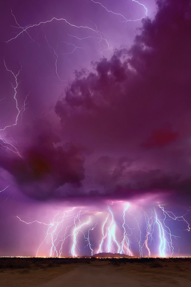 Гроза в Аризоне, США