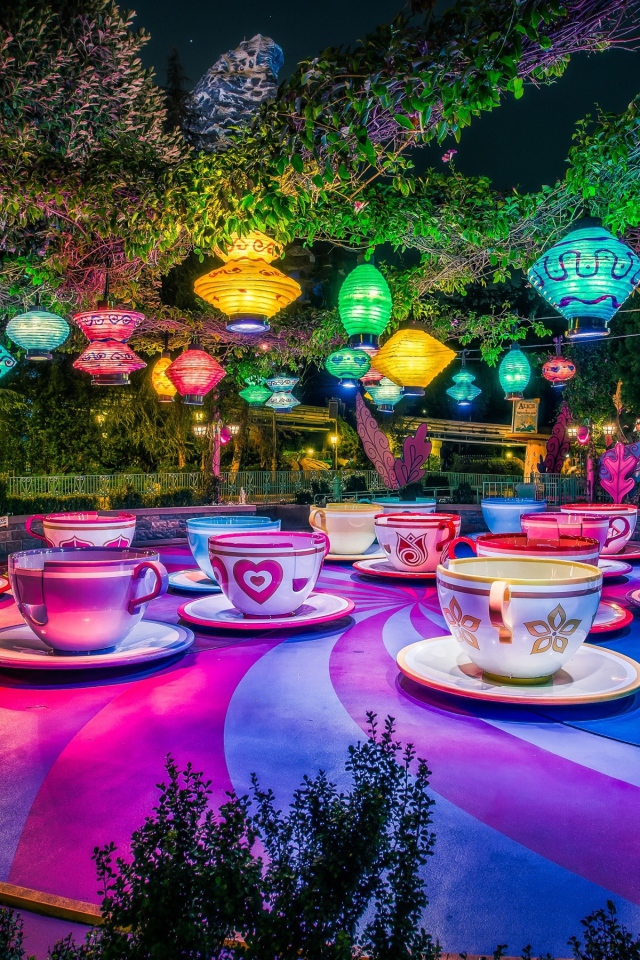 Аттракцион в парке развлечений, Калифорния