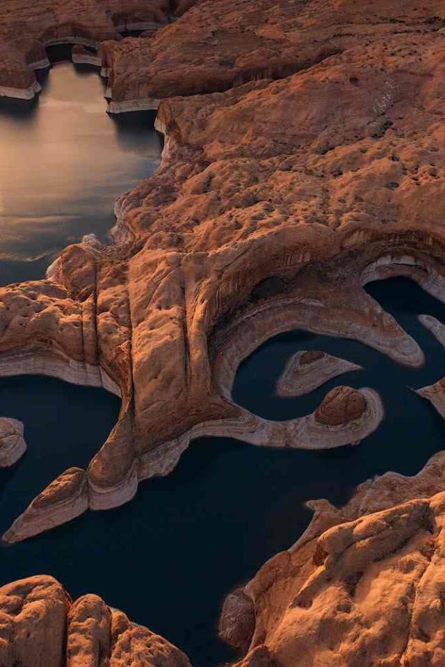 Извилистая река в каньоне, Юта