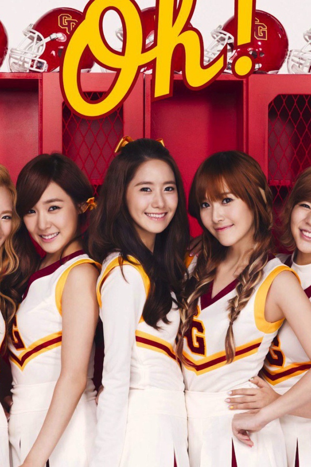 Команда японских девушек спортсменок