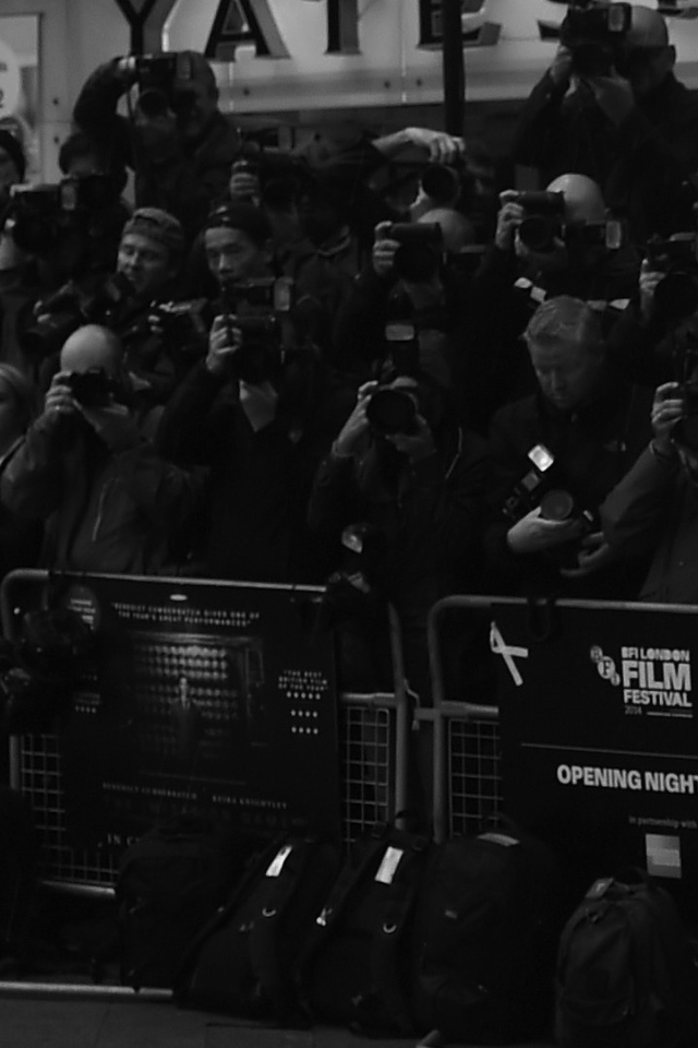 Актриса Кира Найтли перед журналистами