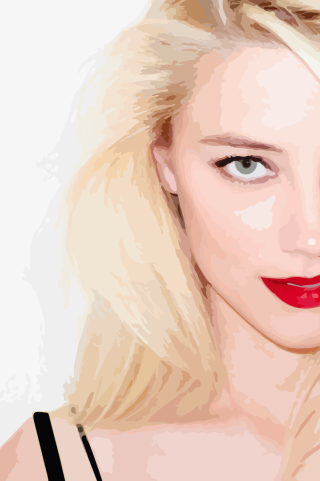 Красивая девушка Эмбер Хёрд