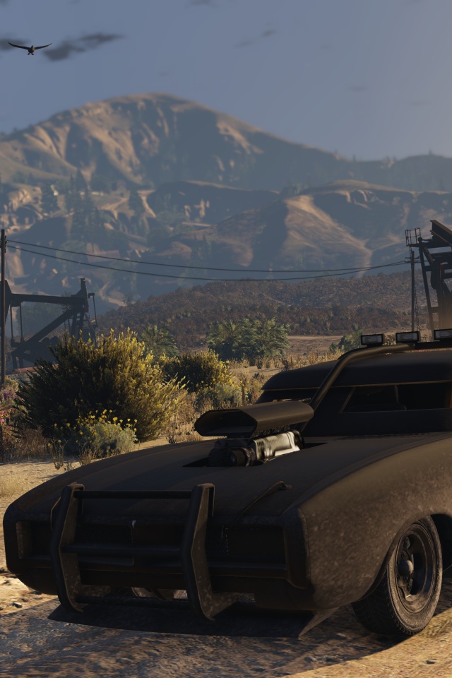 Black car in the game Grand Theft Auto V