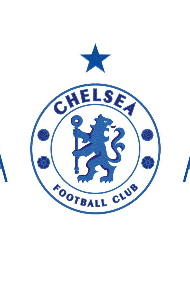 Chelsea Football Club logo blue on white