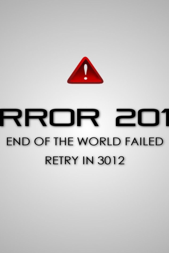 Конец света не удался, попробуйте снова в 3012 году
