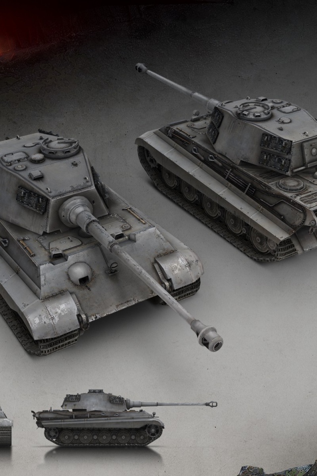 Тяжелый танк Тигр 2, игра World of Tanks