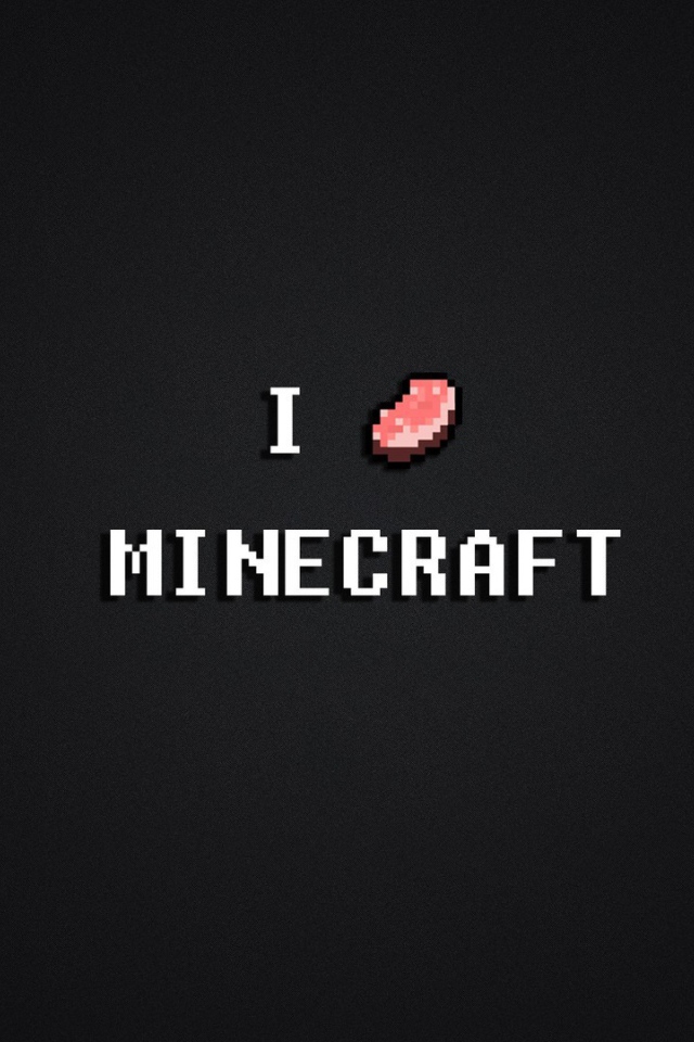 Я люблю игру Minecraft
