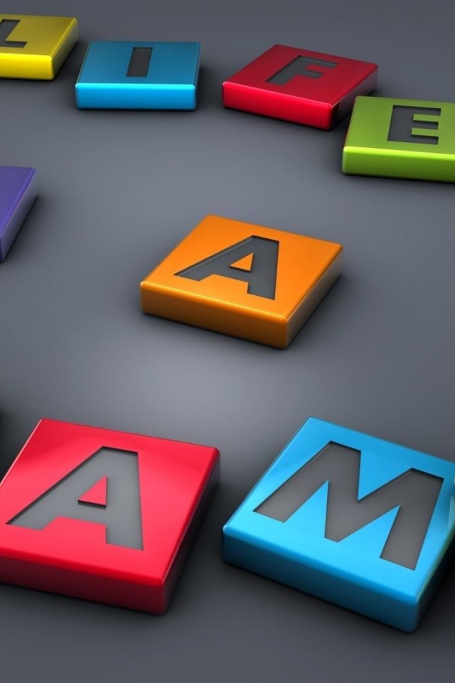 Жизнь, это игра, надпись