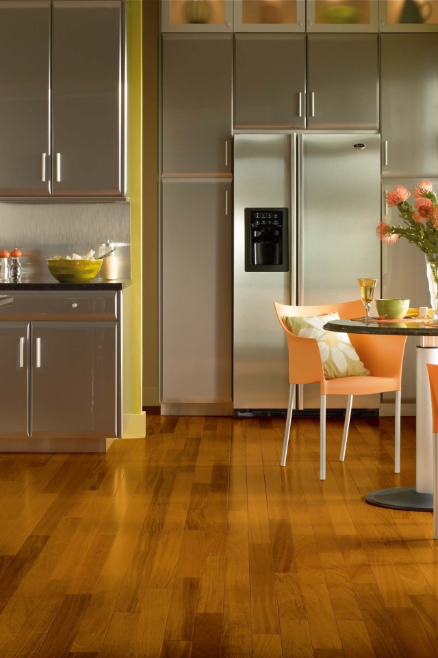 Серебристая кухня