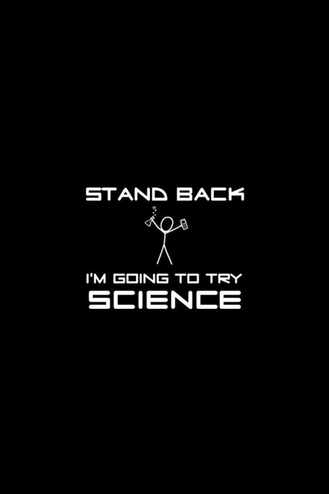 Отойдите, я буду заниматься наукой