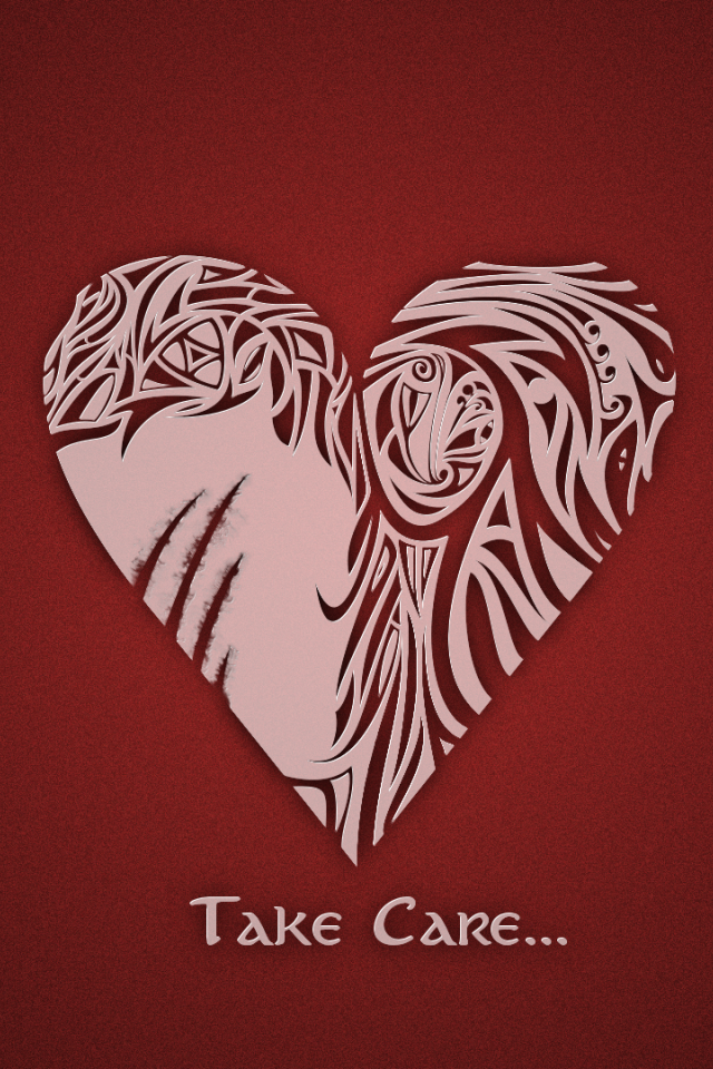 Берегите свою любовь, красный фон