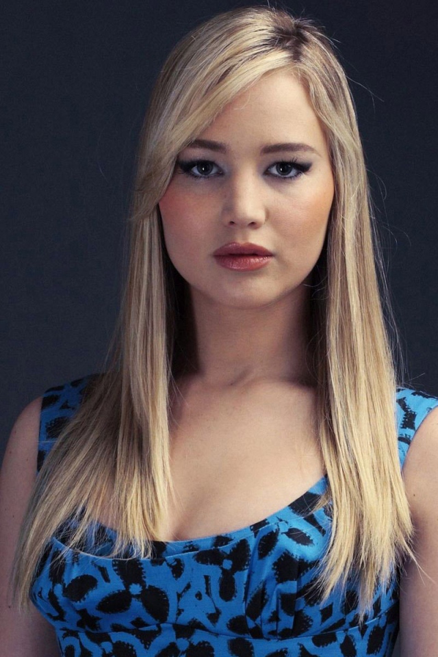 Блондинка актриса Дженифер Лоуренс