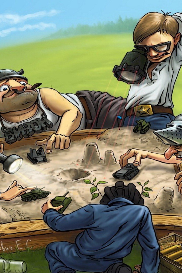 WORLD OF TANKS - глазами жены