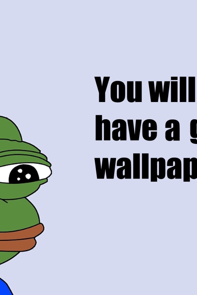 У тебя никогда не будет нормальных обоев для рабочего стола