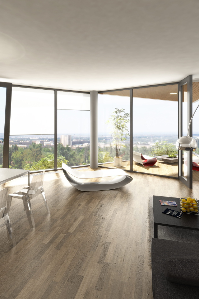 Черно белый дизайн квартиры