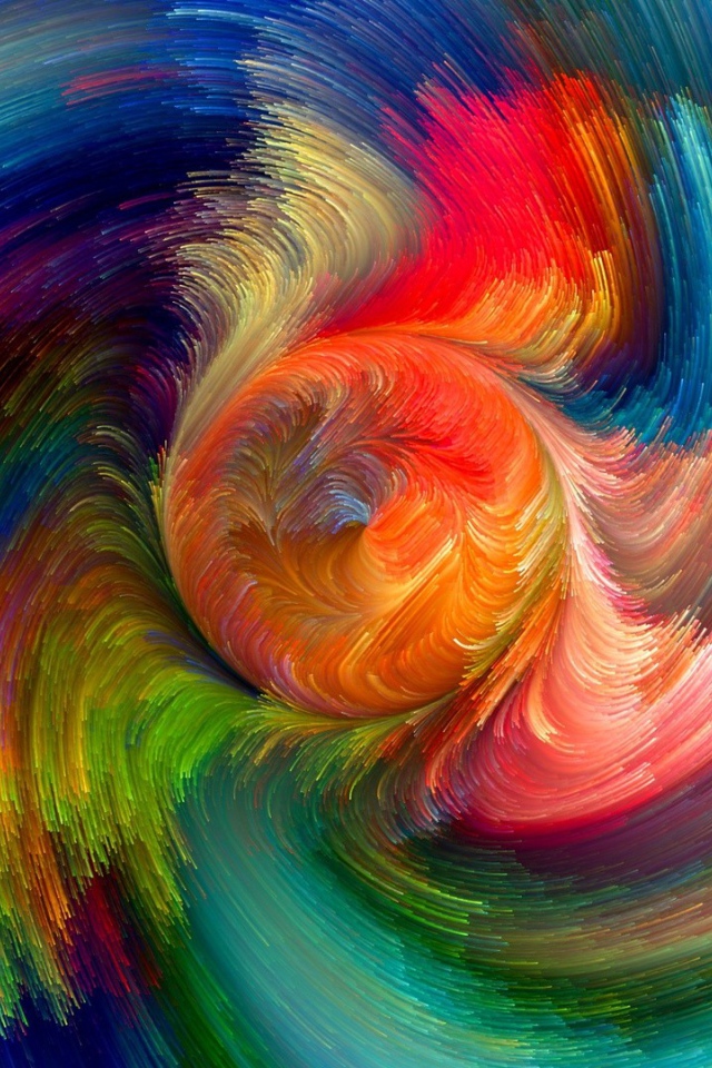 Абстрактный разноцветный рисунок  