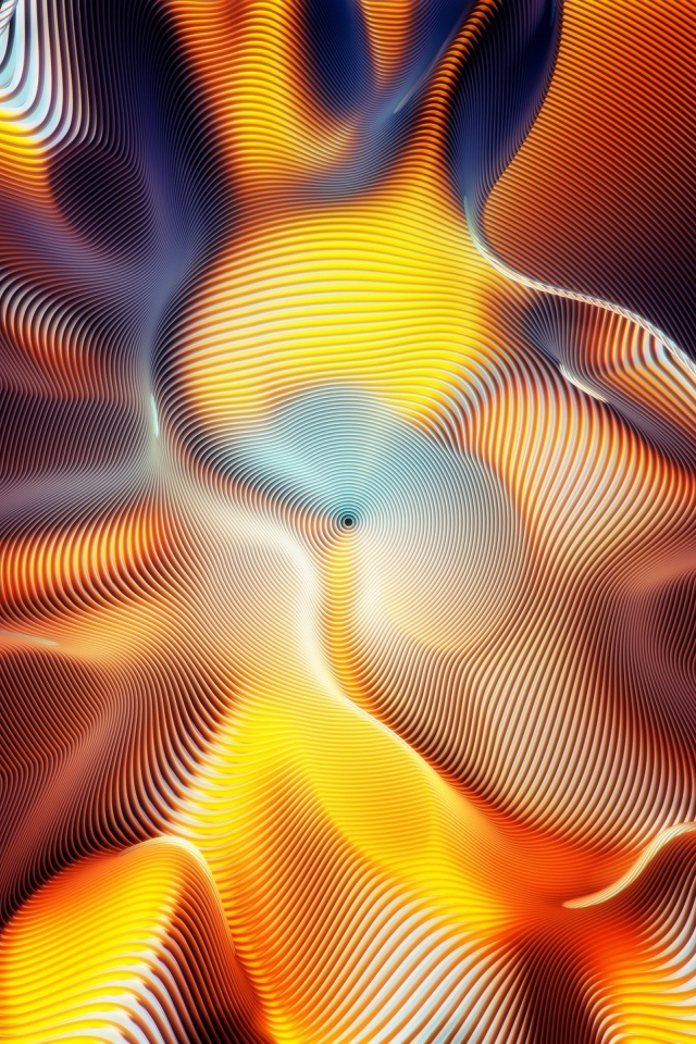 Разноцветная абстрактная червоточина 