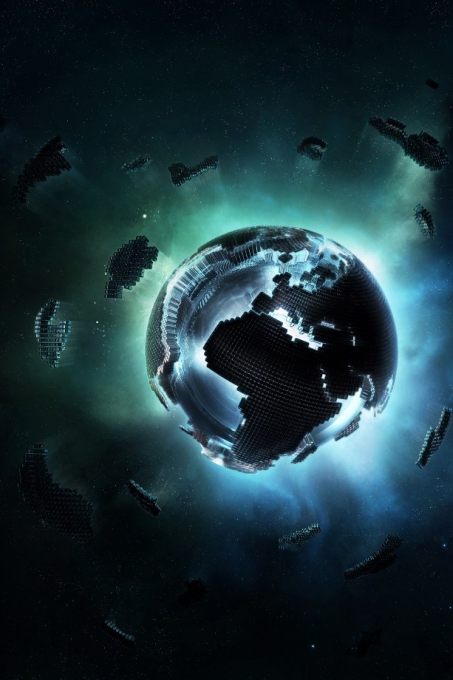 Планета Земля 3д графика 