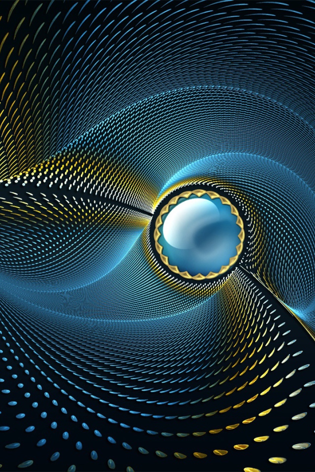 Фрактальный узор 3D графика 