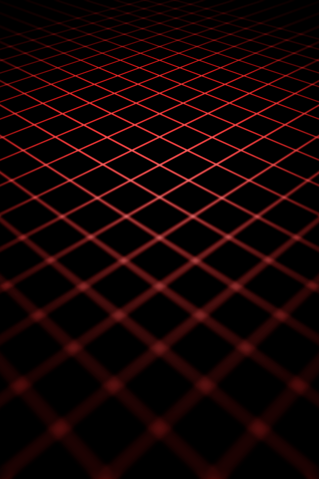 Красные линии на черном фоне 3д графика
