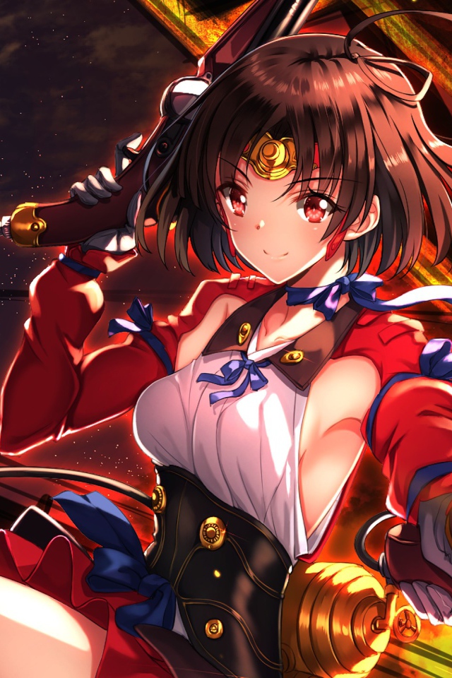 Девушка Мумэй аниме Кабанэри железной крепости 