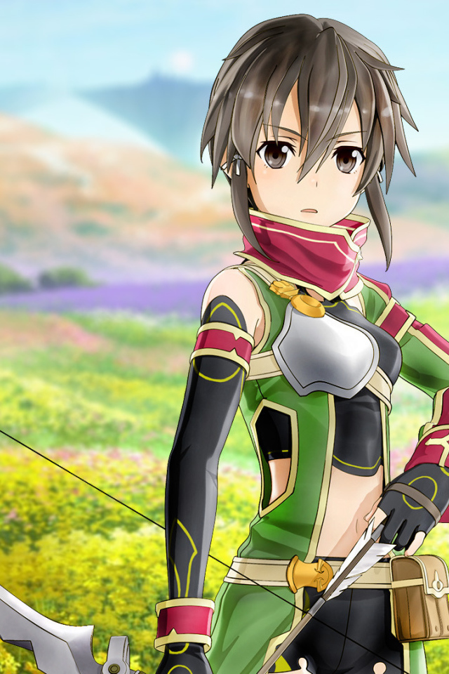 Персонаж Синон аниме  Sword Art Online II 