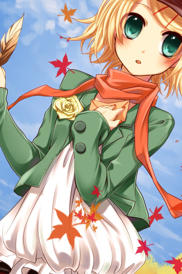 Кагамине Рин персонаж аниме Вокалоид 