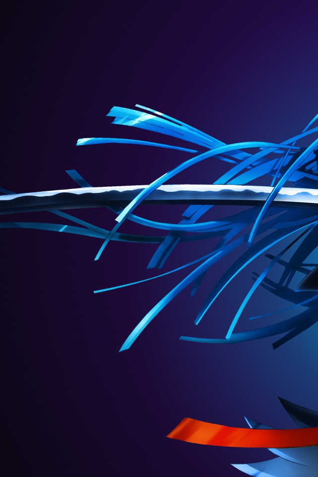 Кисара Тэндо с самурайским мечом аниме Черная пуля 