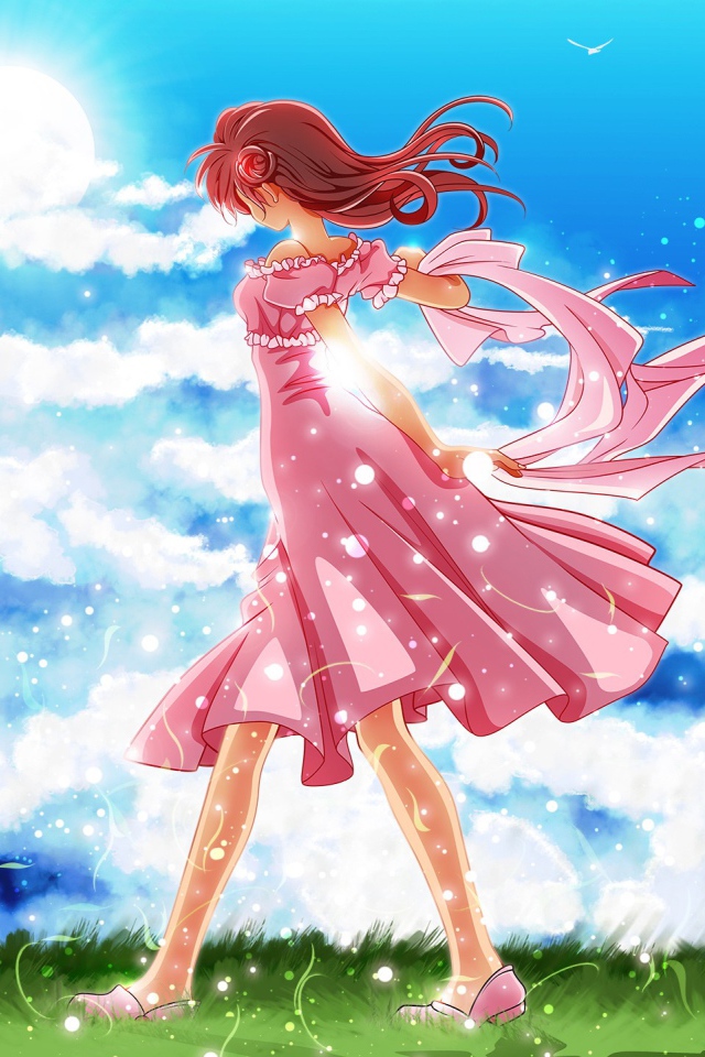 Девушка Марон Кусакабэ аниме Камикадзе Кайто Дзянну   