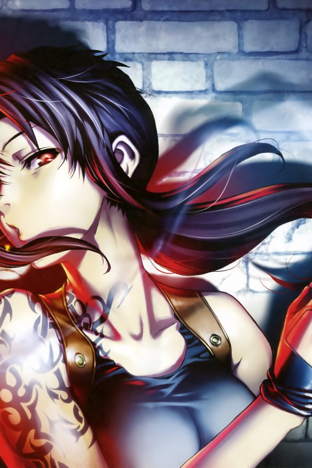 Девушка Реви аниме Чёрная лагуна 