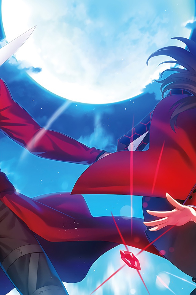 Рин Тосака и Арчер аниме Судьба - ночь схватки  