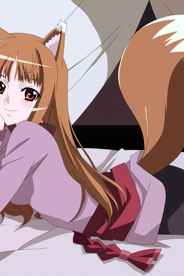 Девушка Холо аниме Волчица и пряности 