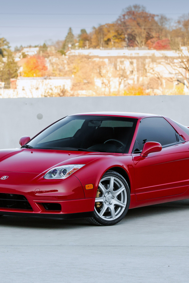 Sports red car Acura NSX