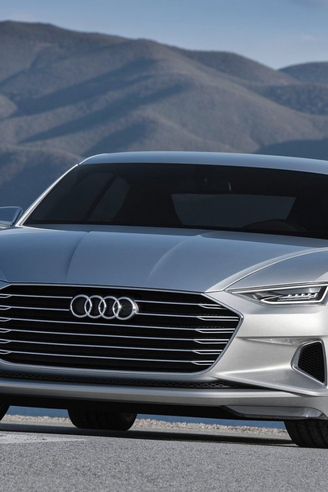 Серебристый автомобиль Audi Q5 2017 