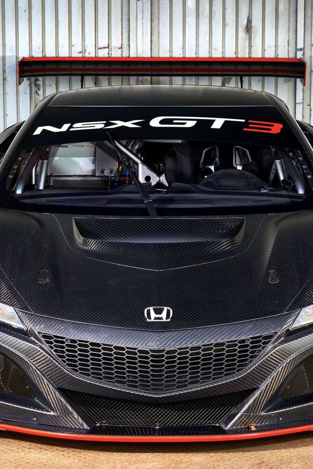 Автомобиль Honda NSX GT3, 2017 вид спереди