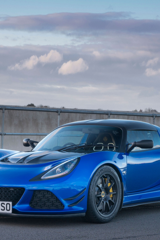 Автомобиль Lotus Exige Sport 380, синий металлик 