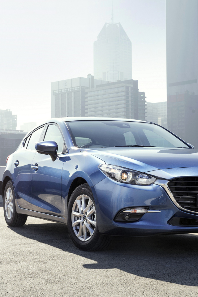 Автомобиль Mazda 3 Maxx, голубой металлик 