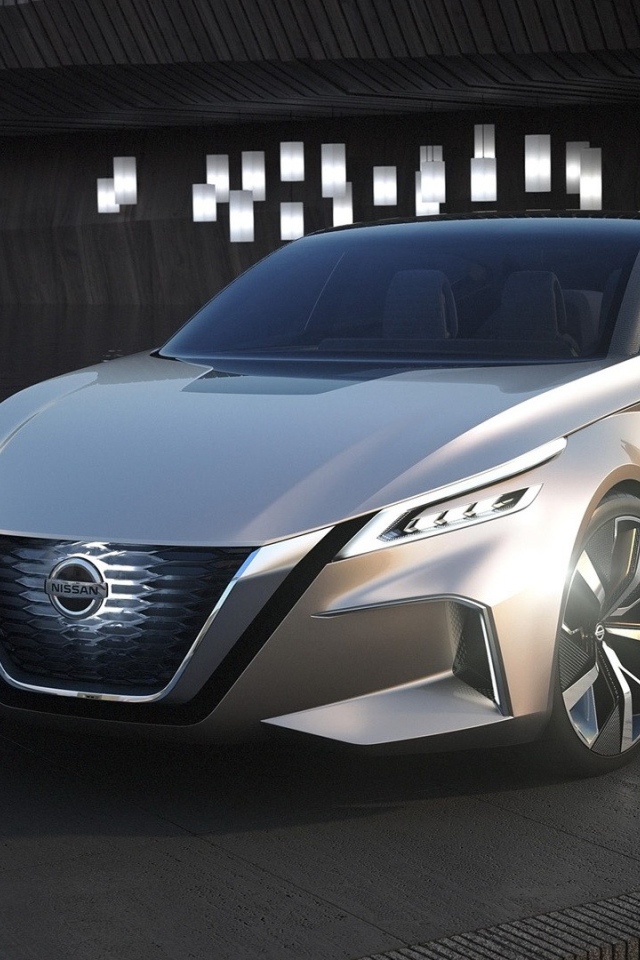 Стильный автомобиль Nissan Vmotion 2.0, 2017 