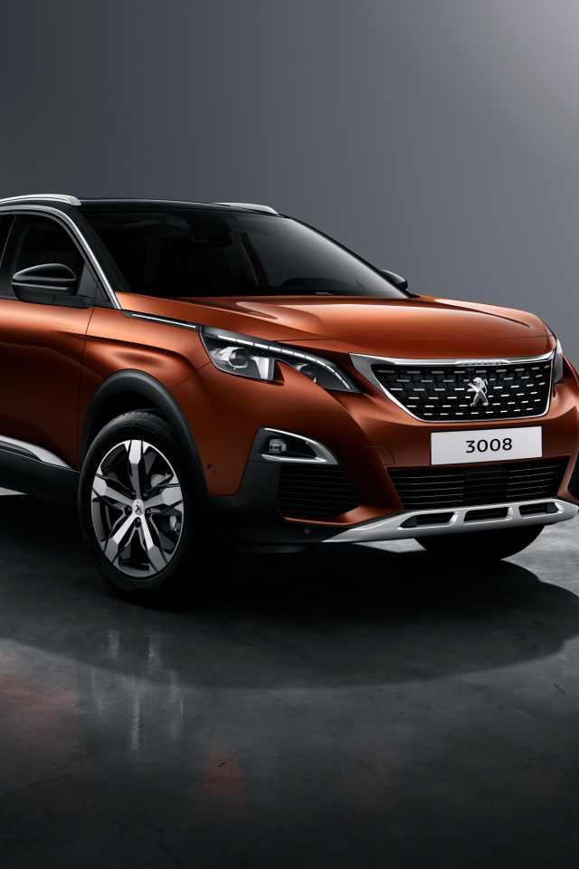 Brown crossover Peugeot 3008