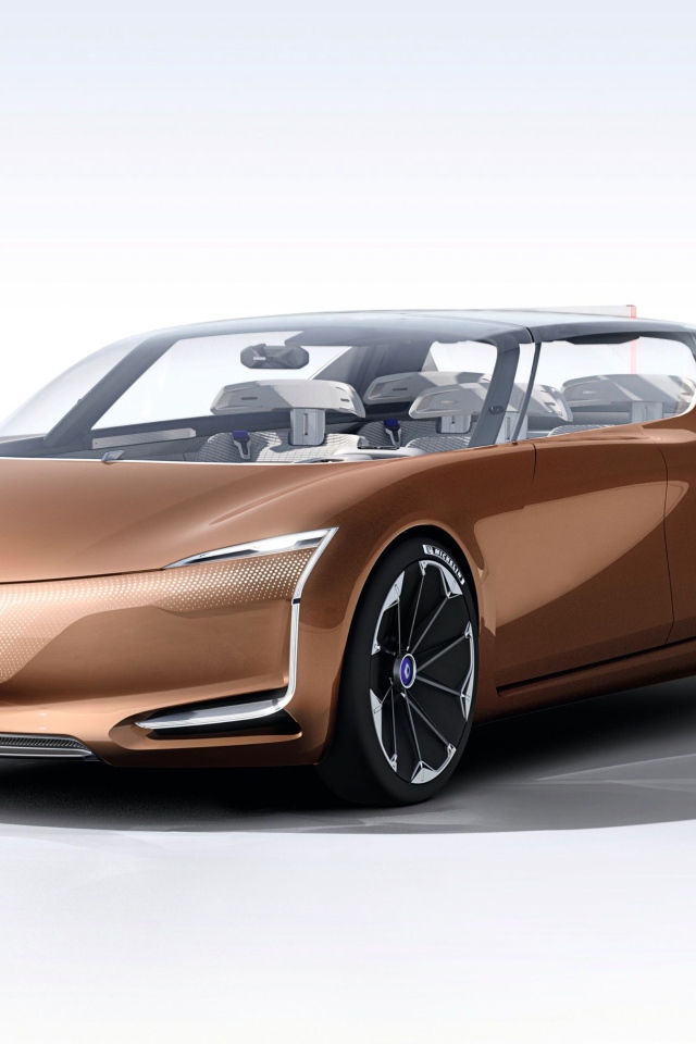 Коричневый автомобиль Renault Symbioz, 2017