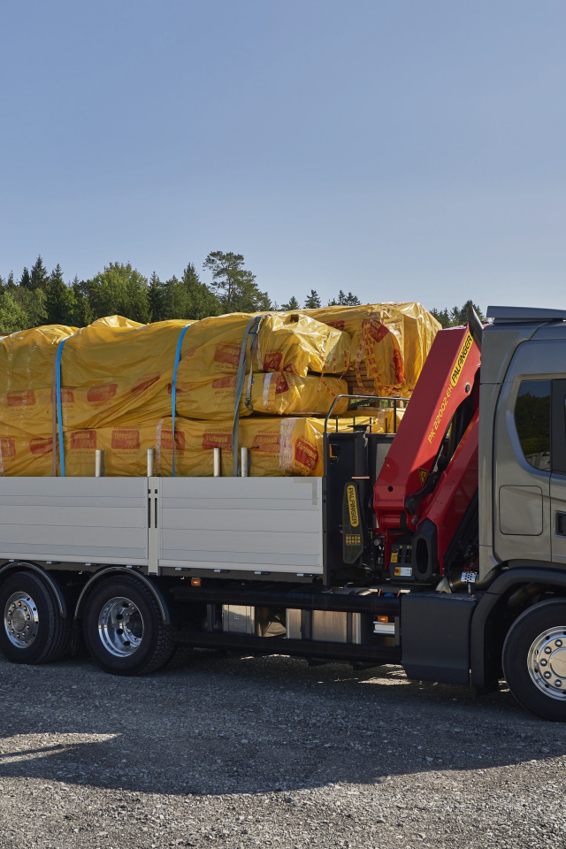 Груженый грузовик Scania  G 410, 2017