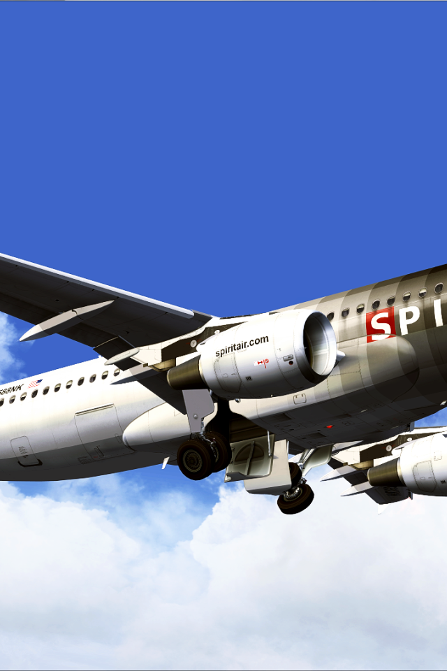 Самолет Airbus A320 авиакомпании Spirit Airlines 