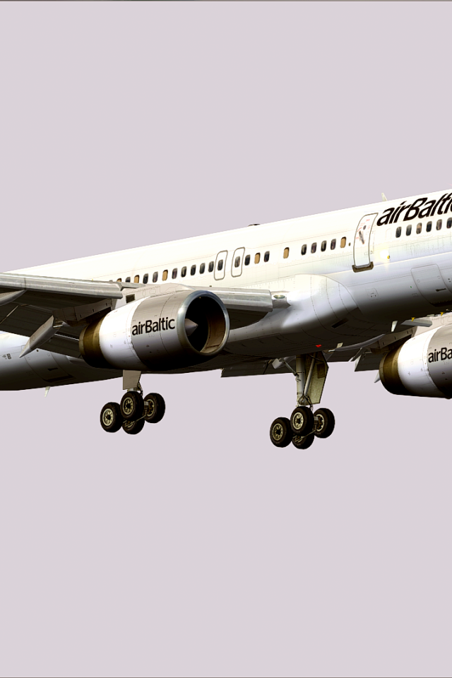 Самолет Boeing 757-200 латвийской авиакомпании Air Baltic 